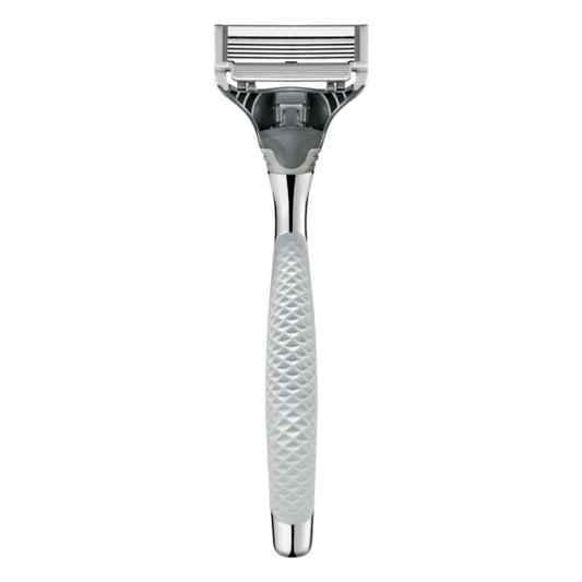 Harry’s Silver Men’s Razor Kit with 16 Blade Refills | Premium 5-Blade Shaving System