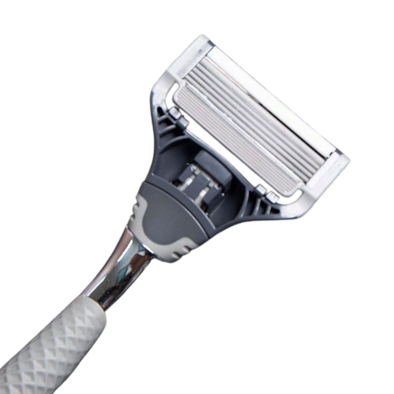 Harry’s Men’s Razor – Silver Gray | Premium 5-Blade Shaving Razor with German Blades