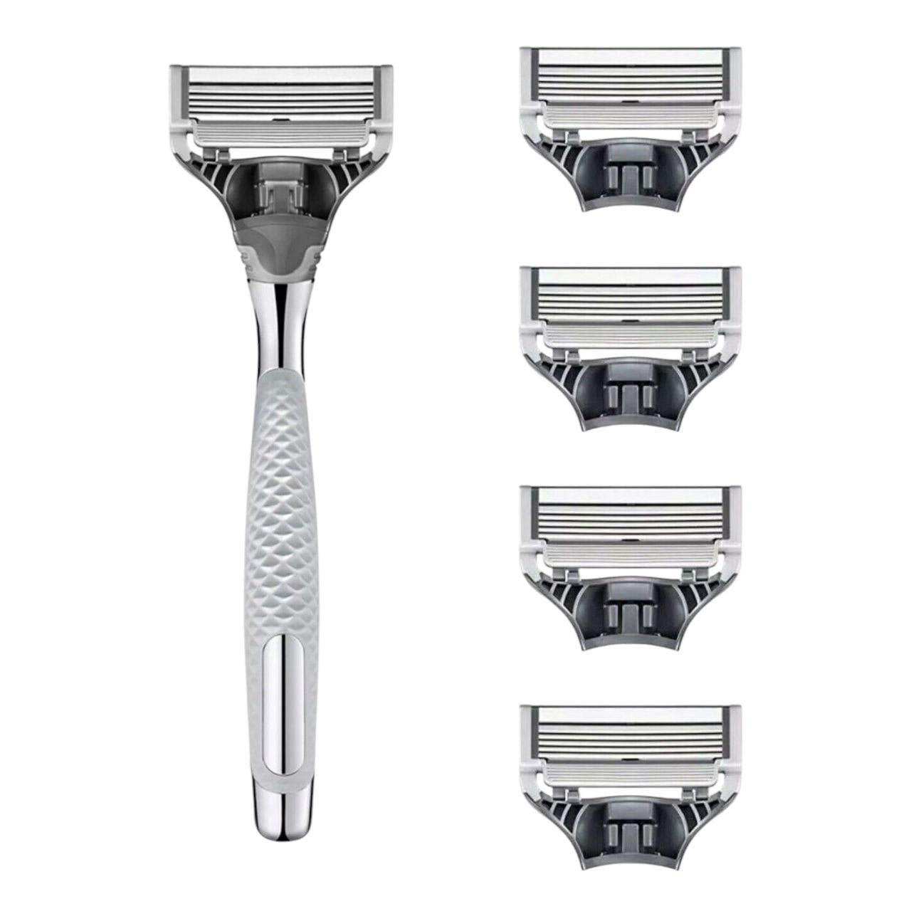 Harry's Razor Silver gray - Edition with 4 Refills