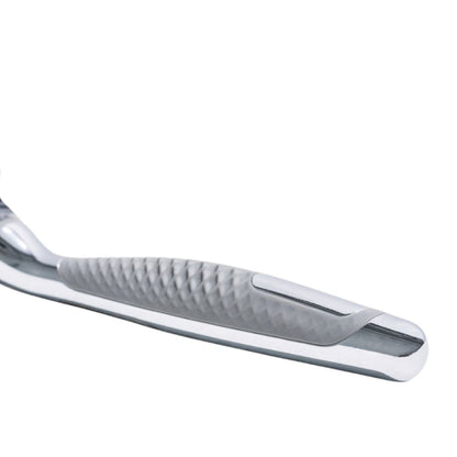 Harry’s Silbernes Herren-Rasier-Set mit 8 Nachfüllklingen | Glattes 5-Klingen-Rasier-Set