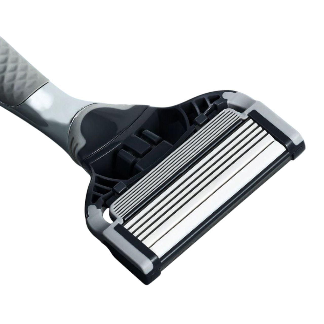 Personalized Harry’s Silver Men’s Razor Kit with Custom Engraving | 5-Blade Razor + 8 Refills